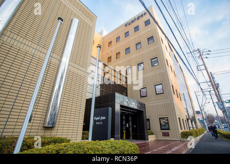 Januar 15, 2019, Shin-Matsudo, Chiba, Japan: Matsumotokiyoshi Holdings Hauptquartier. Stockfoto