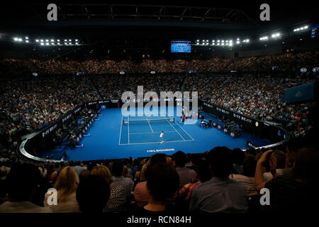 Melbourne Park, Melbourne, Australien. 16 Jan, 2019. Australian Open Tennis, Tag 3; allgemeine Ansicht der Rod Laver Arena Credit: Aktion plus Sport/Alamy leben Nachrichten Stockfoto