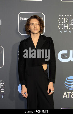 Januar 13, 2019 - Santa Monica, CA, USA - LOS ANGELES - Jan 13: Cody Farn am Critics Choice Awards im Barker Hangar am 13 Januar, 2019 in Santa Monica, CA (Credit Bild: © Kay Blake/ZUMA Draht) Stockfoto