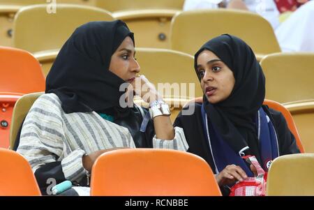 ESCLUSIVA MAILAND Foto Spada/LaPresse 16 Maggio 2005 2019 Gedda (Arabia Saudita) Sport calcio Juventus Mailand - Supercoppa Italiana 2019 - Stadio" König Abdullah Sport Stadt" Nella Foto: tifosi EXKLUSIVE MAILAND Foto Spada/LaPresse Januar 16, 2019 Jeddah (Saudi Arabien) Sport Fussball Juventus vs Mailand - Italienisch Super Cup 2019 - Stadion "König Abdullah Sport Stadt" Im Bild: Fans vs. Stockfoto