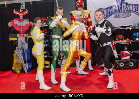 DORTMUND, Deutschland - 1. Dezember 2018: Cosplayer an deutschen Comic Con Dortmund, einem zweitägigen Fan Convention Stockfoto