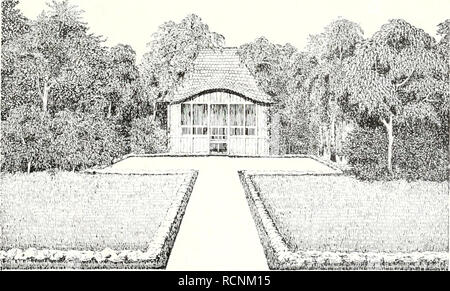 . Gartenkunst sterben. Landschaftsbau; Gärten - Europa. H. Koenig, Magdeburg: Skizze zu einem Mauererker. Im alten Parkgarten, entweder auf der Mauer saßen, oder Turmartig über sterben Mauer ragten, und als "Lug-insland" einen weiten Ausblick in die Umgebung ge- währten, sollte uns doch zu denken geben. - Your architektonische Wirkung wird heute noch viel zu wenig gewürdigt, ganz abgesehen oft, daß der Auf-enthalt in schon durch den Unsere freien Blick in die Umgebung entschieden Reiz - voller ist, wie der,,, Garten - Lauben", von denen man in den meisten Fällen wenig Aussicht Ha Stockfoto