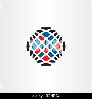 Programmierung logo Internet Data Icon Design Stock Vektor