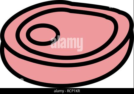 Vektor Steak Symbol Stock Vektor