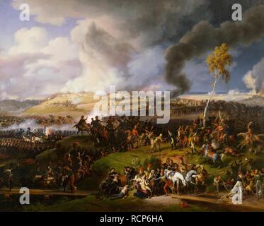 Die Schlacht von Borodino am 26. August 1812. Museum: Musée de l'Histoire de France, Château de Versailles. Autor: Lejeune, Louis-Fran çois, Baron. Stockfoto
