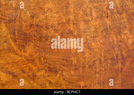 Warme braun Holz furnier Hintergrund Textur Stockfoto