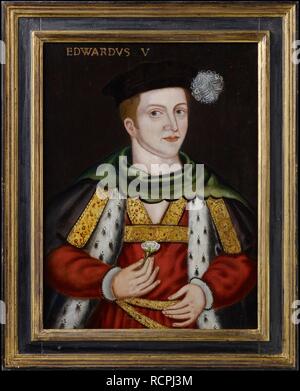 Porträt von König Edward V. von England (1470-1483). Museum: private Sammlung. Autor: anonym. Stockfoto