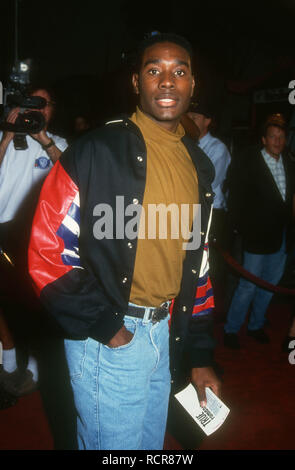 HOLLYWOOD, CA - 8. SEPTEMBER: Schauspieler Morris Chestnut nimmt an Warner Bros. Pictures' 'True Romance' Premiere am 8. September 1993 im Mann's Chinese Theatre in Hollywood, Kalifornien. Foto von Barry King/Alamy Stock Foto Stockfoto