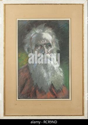 Porträt des Autors zählen Lew Nikolajewitsch Tolstoi (1828-1910). Museum: private Sammlung. Autor: Laidlay, William James. Stockfoto