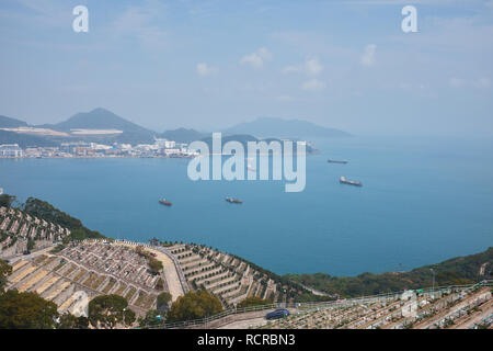 Tseung Kwan O Chinesische ständige Friedhof Stockfoto