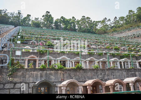 Tseung Kwan O Chinesische ständige Friedhof Stockfoto