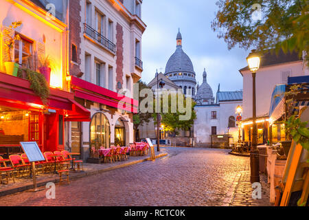 Montmartre in Paris, Frankreich Stockfoto