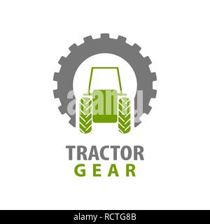 Traktor Gang logo Konzept Design. Symbol grafische Vorlage element Vektor Stock Vektor