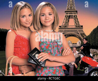 PASSPORT TO PARIS 1999 Dualstar Produktionen Film mit Ashley Olsen, Mary-Kate Olsen Stockfoto