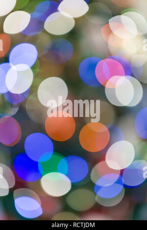 Farbenfrohe abstrakte, aus Kreisen des Lichts Stockfoto