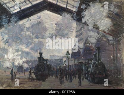 Der Gare Saint Lazare. Museum: National Gallery, London. Thema: Monet, Claude. Stockfoto