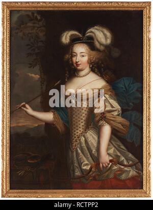 - Françoise Athénaïs de Rochechouart, Marquise de Montespan (1640-1707), als Diana. Museum: private Sammlung. Autor: MIGNARD, Pierre. Stockfoto