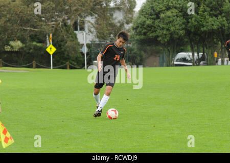 Auckland Sonntag League, Pakuranga United vs Böhmischen Celtic Stockfoto