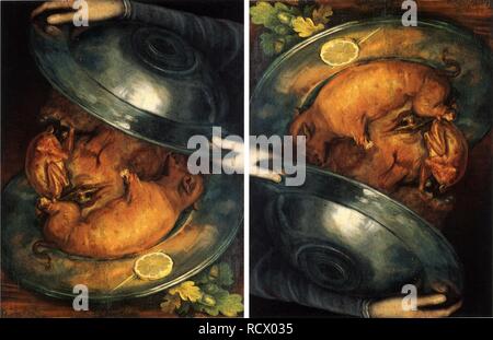 Kochen. Museum: private Sammlung. Thema: ARCIMBOLDO, Giuseppe. Stockfoto