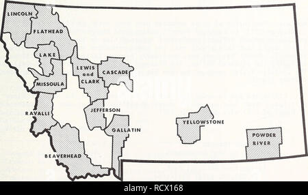 . Eine deskriptive Analyse der Montana Waldressourcen. Die Wälder und die Forstwirtschaft Montana Statistiken; Holz Montana Statistiken. Kapitel IV AUFTRAGGEBER NONTIMBER VERWENDUNGEN DER WALD Im vorangegangenen Abschnitt über die Holz verarbeitende Industrie hat im Detail entwickelt worden, die aufgrund ihrer wirtschaftlichen Bedeutung und weil die Daten zur Verfügung stehen. Allerdings gemessen, viel weniger über die anderen forstlichen Ressourcen und deren Bedeutung bekannt ist. Dieses Kapitel beschreibt die wichtigen Aspekte des Freizeitkonsums von bewaldeten landet und dann geht kurz auf die Beweidung und Bergbau. Freizeit in 1969, out-of-state Touristen Stockfoto
