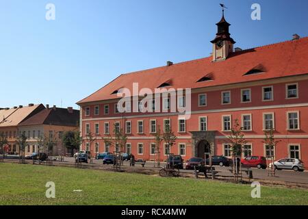 Terezín, Theresienstadt, Stadt in Litomerice Region gebaut als Festung, 18. Jahrhundert, Ustecky kraj, Nordböhmen, Böhmen Stockfoto