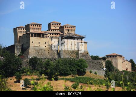 Castello di Torrechiara, Emilia Romagna, Italien, Europa Stockfoto