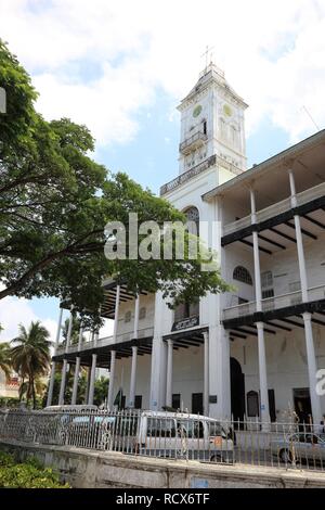 Das Haus der Wunder, Beit el-Ajaib, jetzt das Nationalmuseum, Stone Town, Sansibar, Tansania, Afrika Stockfoto