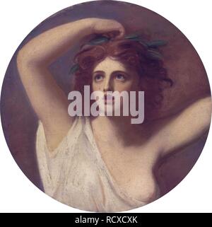 Emma, Lady Hamilton als Cassandra. Museum: private Sammlung. Autor: ROMNEY, George. Stockfoto