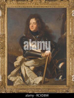 Porträt von Louis Henri de La Tour d'Auvergne (1679-1753). Museum: private Sammlung. Autor: Rigaud, Hyacinthe François Honoré, Kreis. Stockfoto