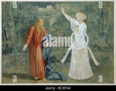 Christus in Gethsemane. Museum: Staatliche Tretjakow-Galerie, Moskau. Autor: Iwanow, ALEXANDER ANDREYEVICH. Stockfoto