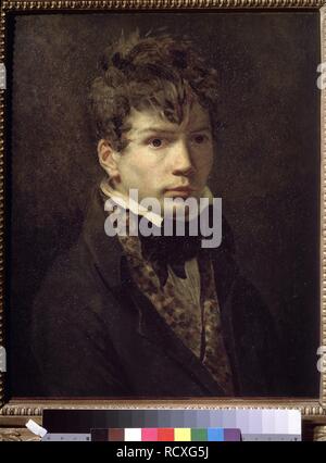 Porträt eines jungen Mannes (Porträt des Künstlers Ingres?). Museum: Staat A Puschkin-Museum für bildende Künste, Moskau. Autor: David, Jacques Louis. Stockfoto