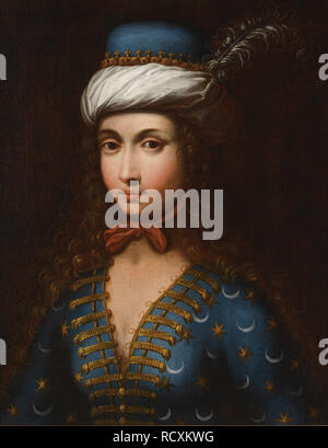 Portrait von Lady Mary Wortley Montagu (1689-1762). Museum: private Sammlung. Autor: anonym. Stockfoto