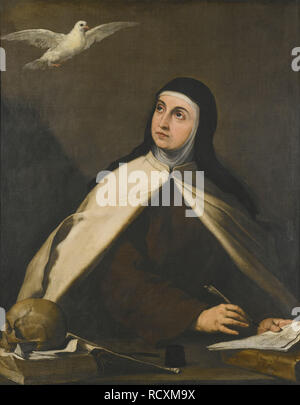 Santa Teresa de Ávila. Museum: private Sammlung. Thema: Ribera, José, de. Stockfoto