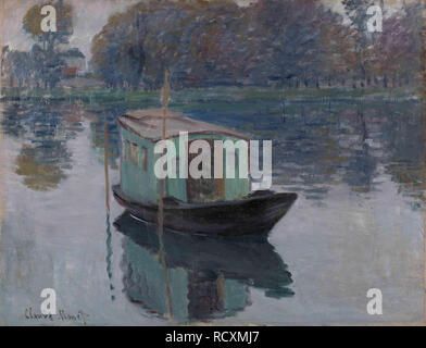 Das Studio Boot (Le Bateau-Atelier). Museum: Kröller-Müller Museum, Otterlo. Thema: Monet, Claude. Stockfoto