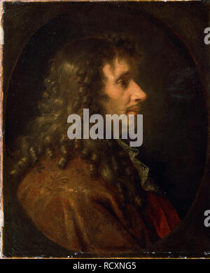 Porträt des Autors Moliére (1622-1673). Museum: Staat A Puschkin-Museum für bildende Künste, Moskau. Autor: Le Brun, Charles. Stockfoto