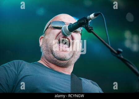 Die US-amerikanische Rockband Pixies führt ein Live Konzert Konzert bei den Danish Music festival Northside 2014. Hier Sänger, Songwriter und Musiker Schwarz Francis ist live auf der Bühne gesehen. Dänemark, 15.06.2014. Mit Ausnahme von Dänemark. Stockfoto