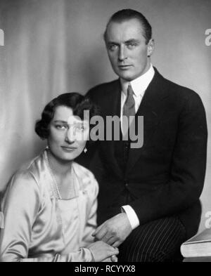 Prinzessin Martha von Schweden und Prinz Olaf von Norwegen. Stockfoto