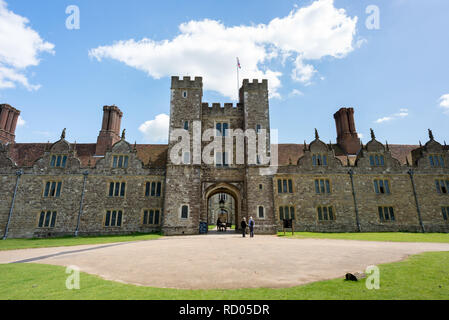 Knole Park Haus und Gärten, Sevenoaks, Kent Stockfoto