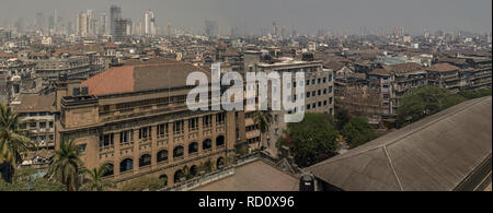 09 Mär 2008 Dhobitalao und des kleinen Ursachen; 125 Jahre alt; L T Marge Bombay jetzt Mumbai, Maharashtra, Indien Stockfoto