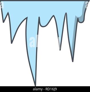 Eiszapfen Vektor Symbol für private und kommerzielle Zwecke............. Stock Vektor