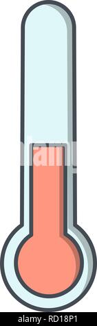 Temperatur Vektor Symbol für private und kommerzielle Zwecke............. Stock Vektor