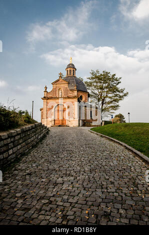 Kapelle auf einem Hügel, in Geraardsbergen, Belgien Stockfoto