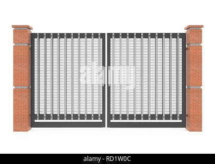 Iron Gate isoliert Stockfoto