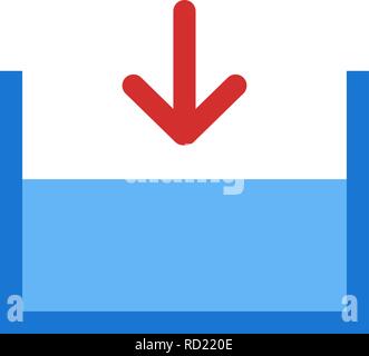 Unter dem Meeresspiegel Vektor Symbol für private und kommerzielle Zwecke............. Stock Vektor