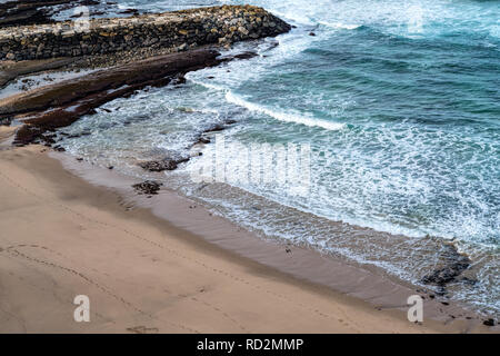 North Beach in Ericeira. Dorf in der Nähe von Lissabon. Portugal Stockfoto