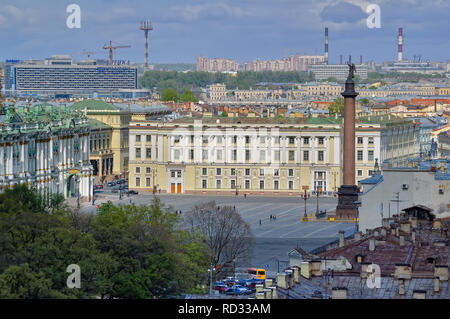 St. Petersburg, Russland - 15. Mai 2006: Allgemeine Ansicht der Schlossplatz Stockfoto