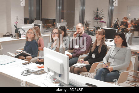 Creative Business Team diskutieren eine neue Idee Stockfoto
