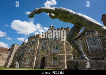 Knole Park Haus und Gärten, Sevenoaks, Kent Stockfoto