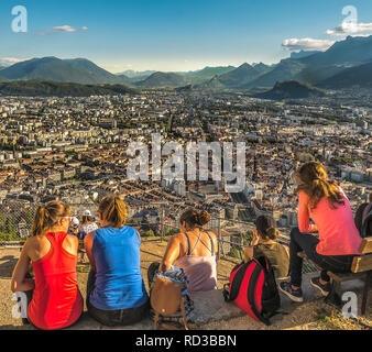Wellness über Lücke Hautes-Alpes Frankreich Stockfoto