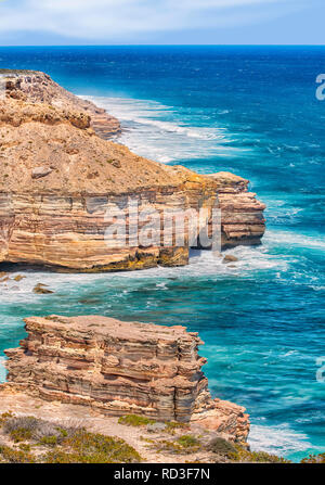 Kalbarri Sandsteinfelsen, Western Australia, Australien Stockfoto